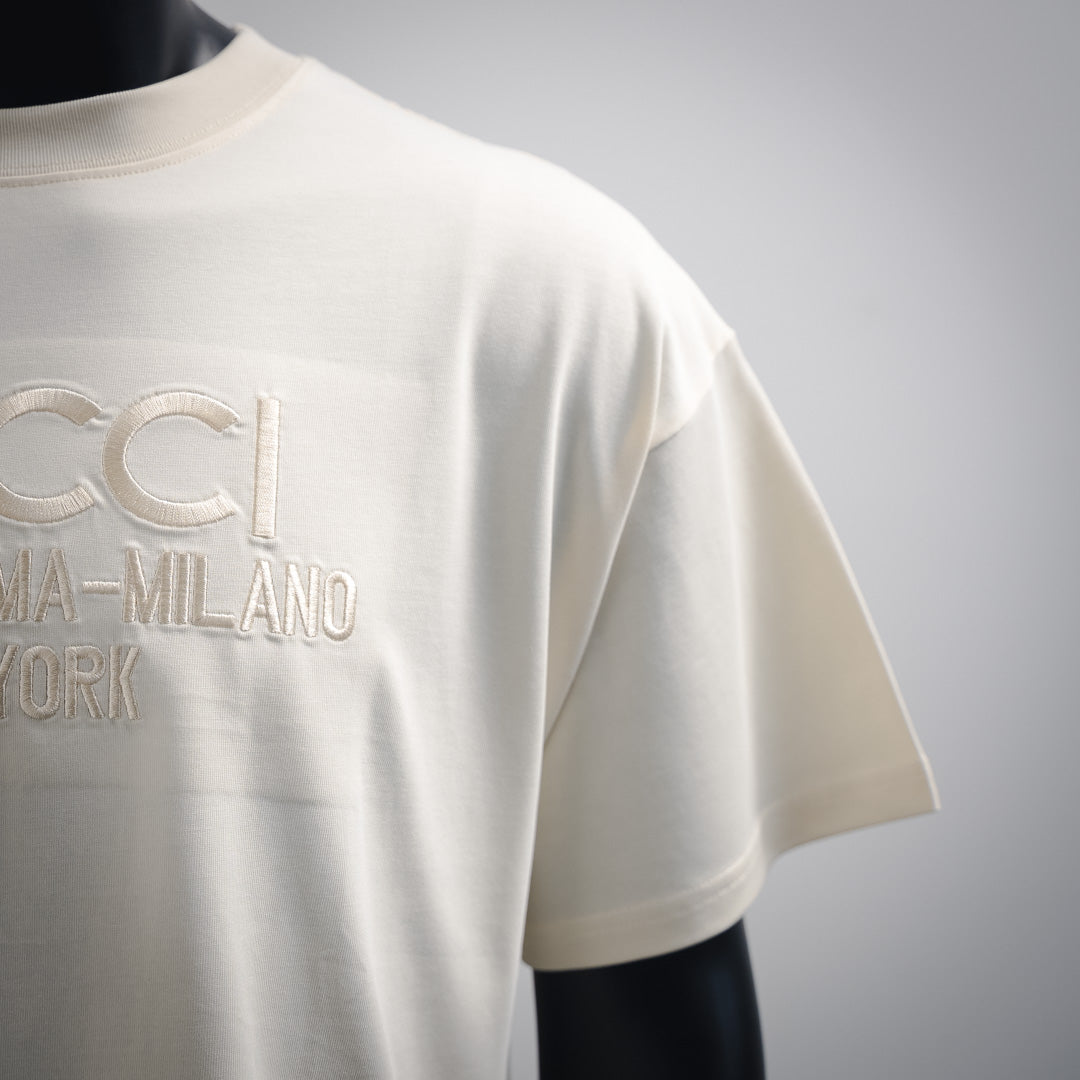 guc 25ss embroidered t-shirt