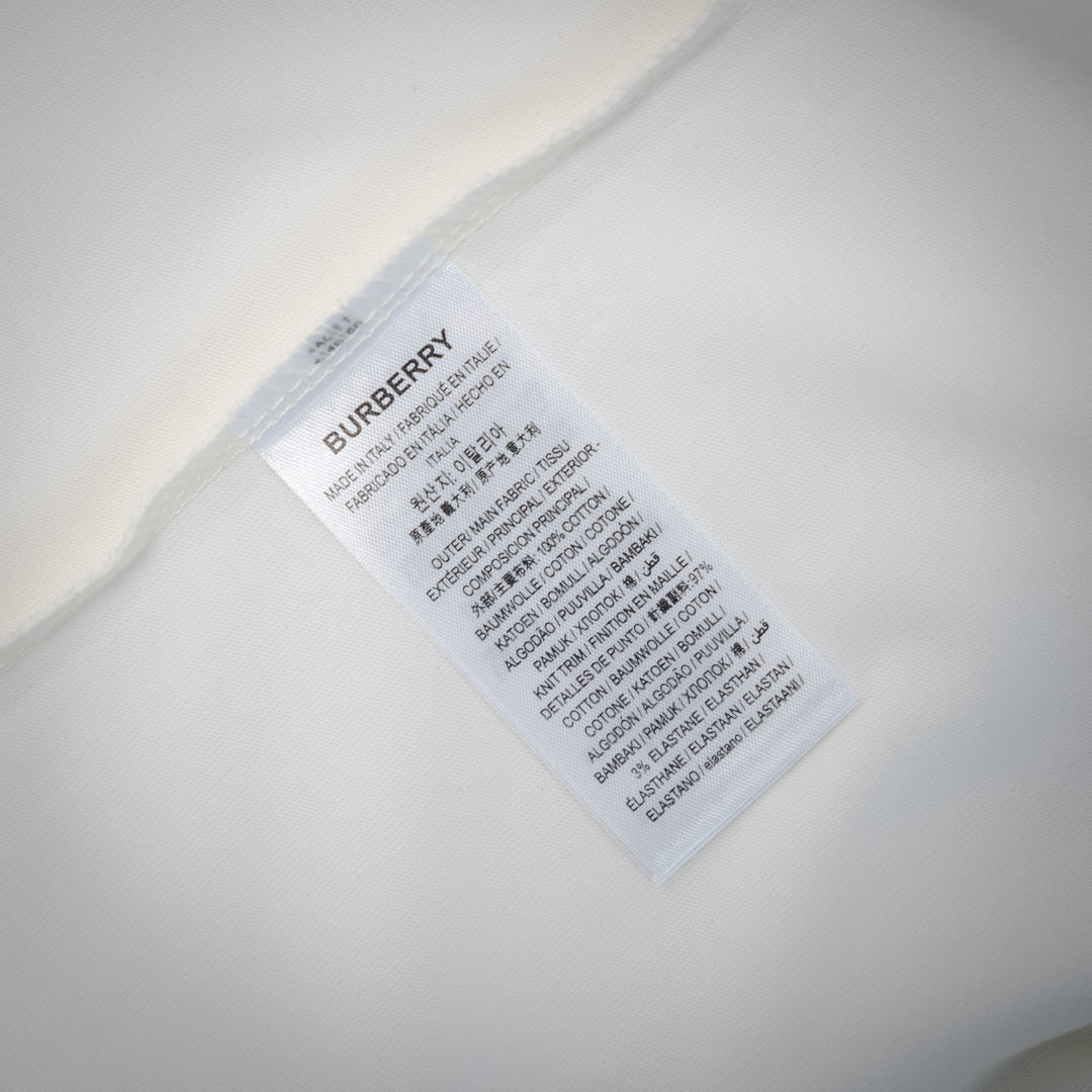 Burber 25ss embroidered t-shirt