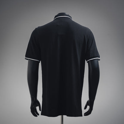 zegn embroidered polo shirt