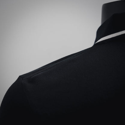 zegn embroidered polo shirt