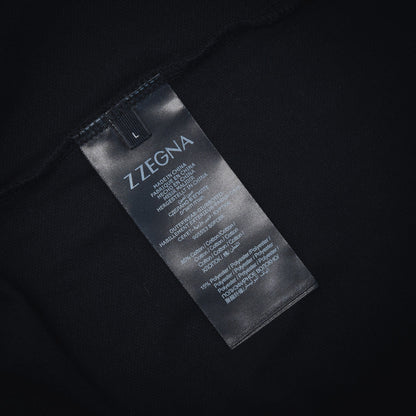 zegn embroidered polo shirt