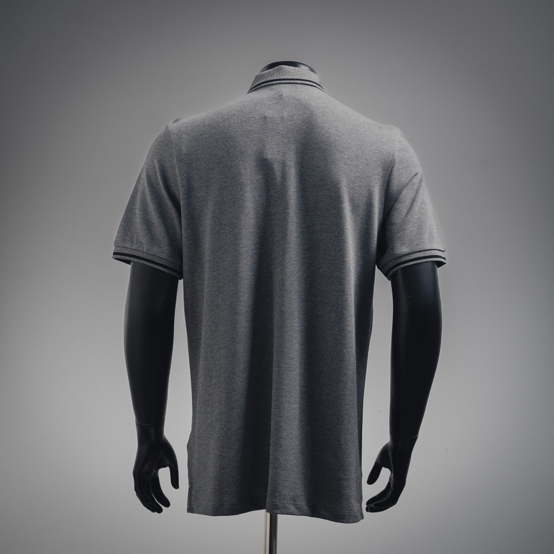 zegn embroidered polo shirt