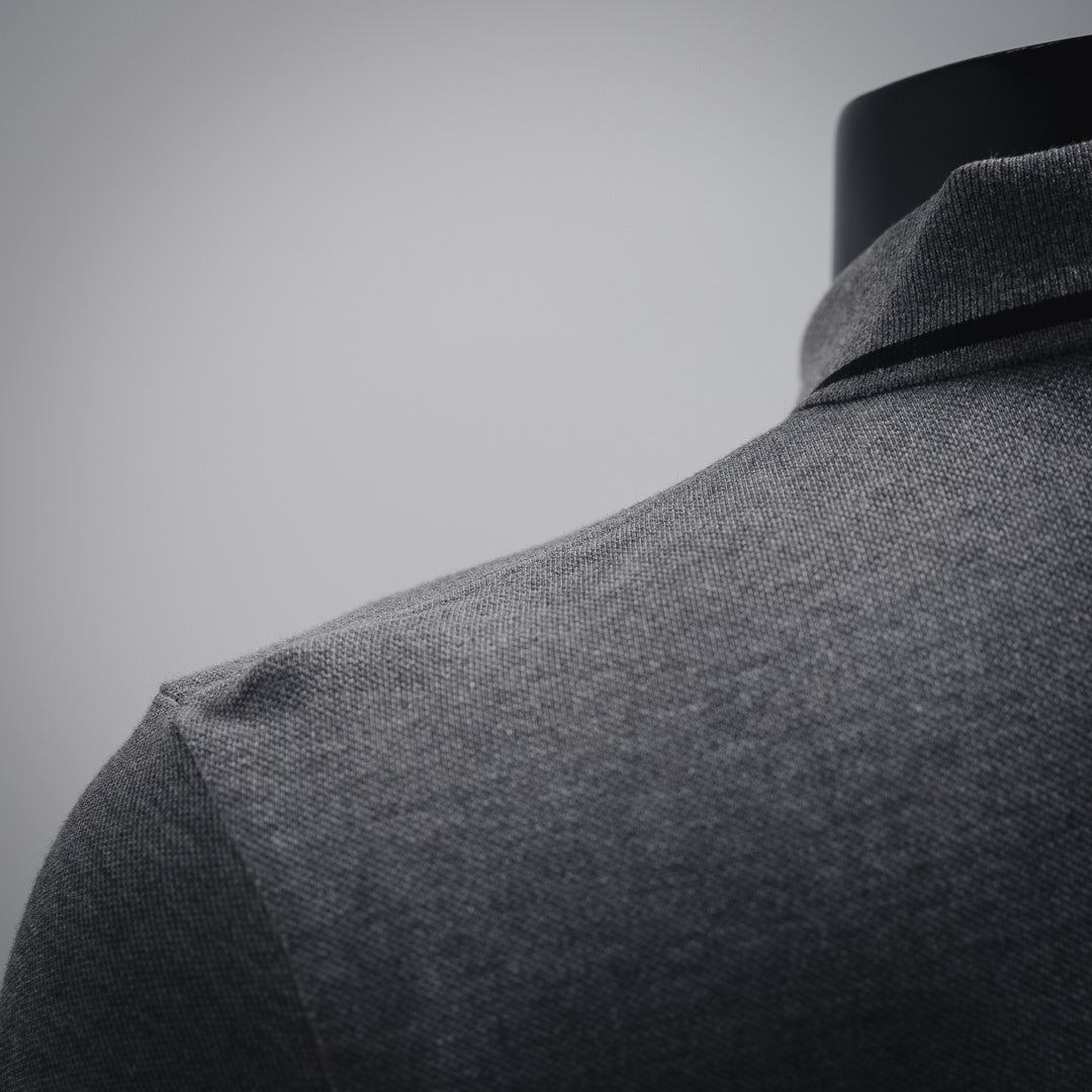 zegn embroidered polo shirt