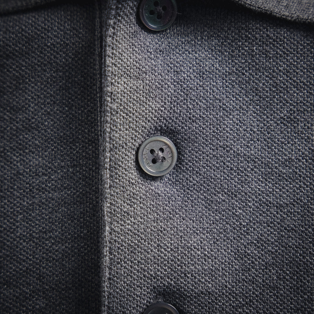 zegn embroidered polo shirt