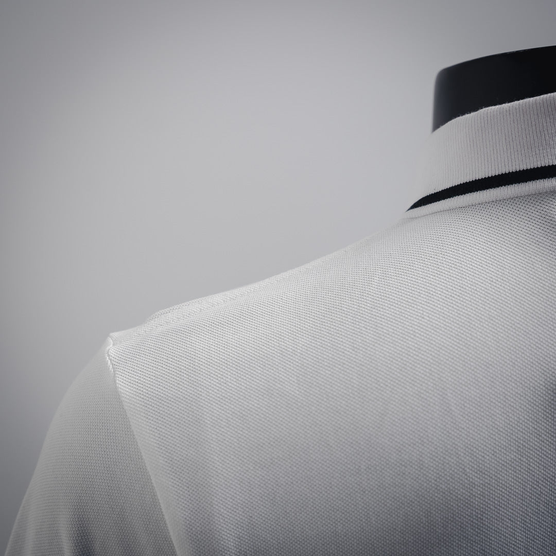 zegn embroidered polo shirt