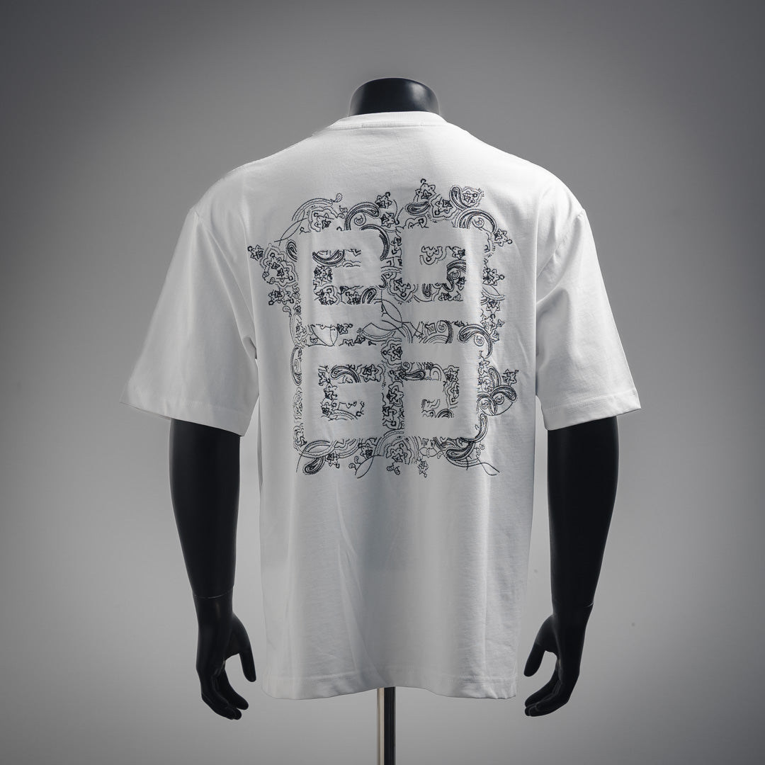 given 25ss embroidered t-shirt