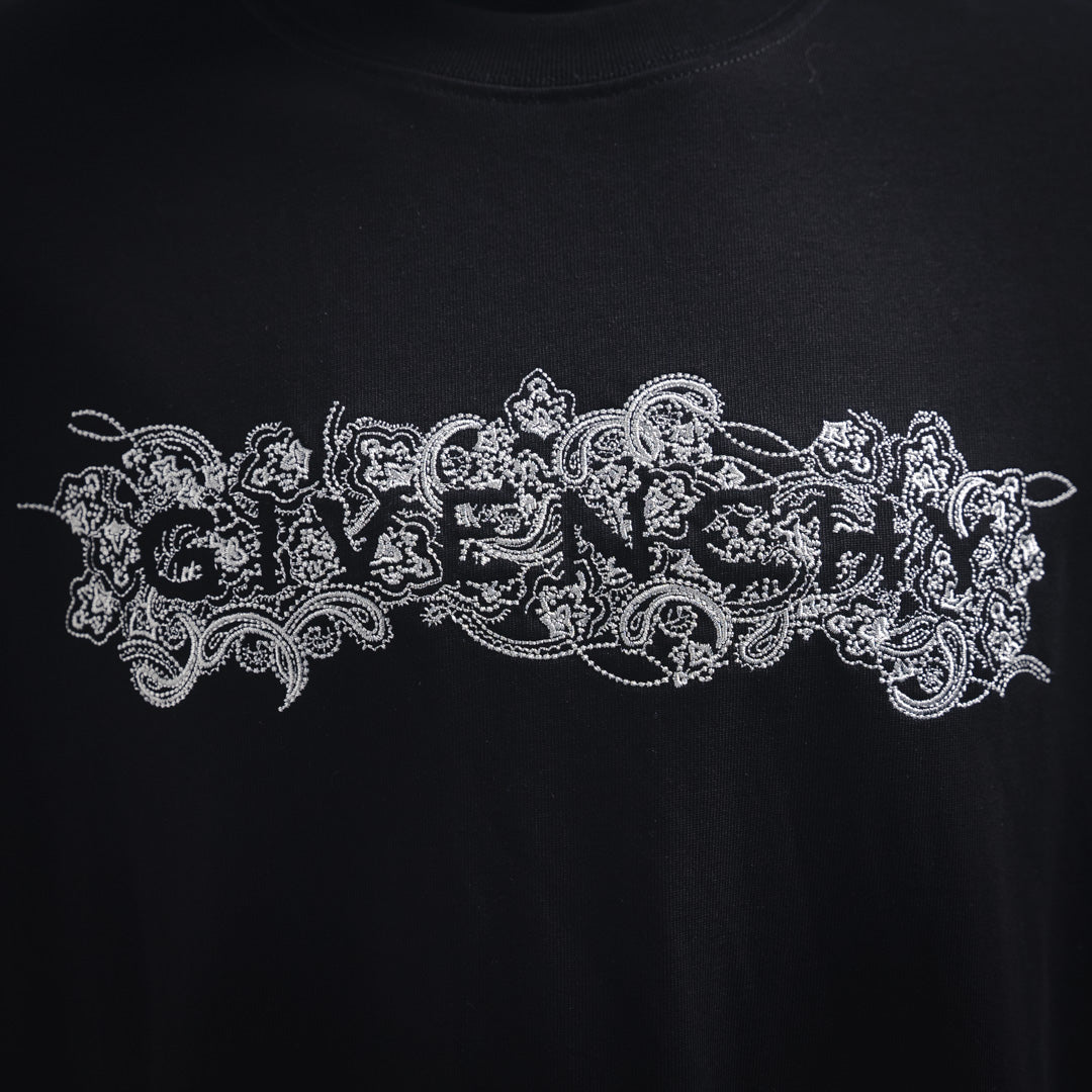 given 25ss embroidered t-shirt