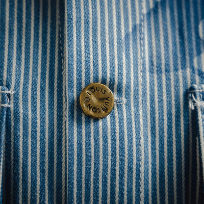 1V men womens denim shirt jacket