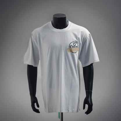 off whi 25ss tape t-shirt