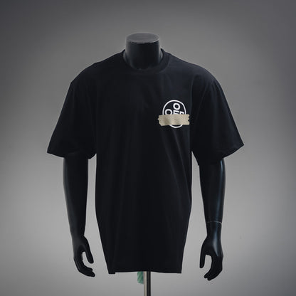 off whi 25ss tape t-shirt