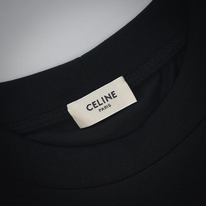 celin 23ss embroidered t-shirt