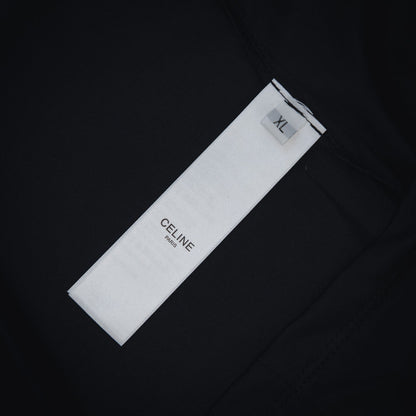 celin 23ss embroidered t-shirt