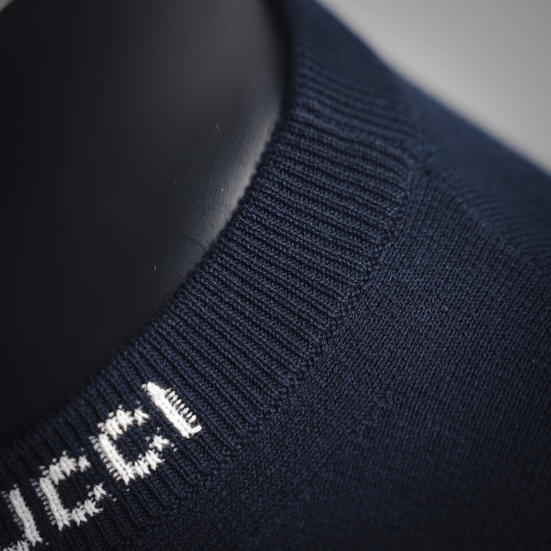 guc jacquard knitted t-shirt