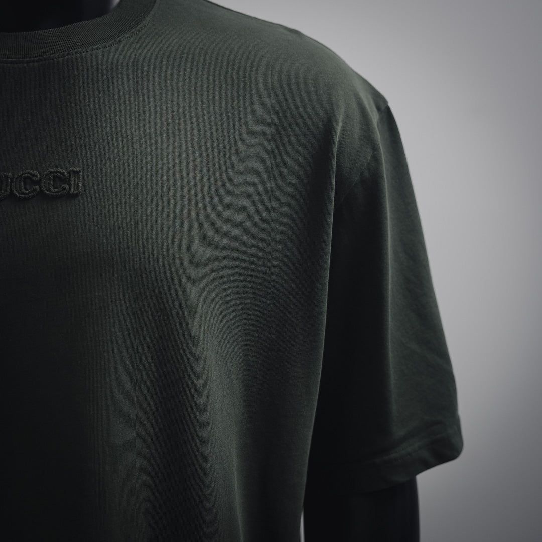 Guc 25ss embroidered t-shirt
