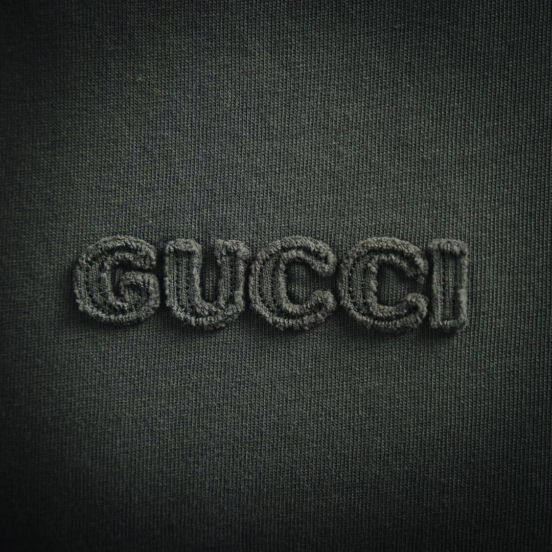 Guc 25ss embroidered t-shirt