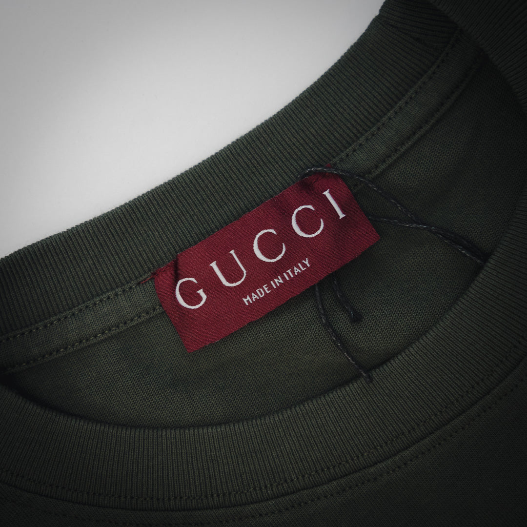 Guc 25ss embroidered t-shirt