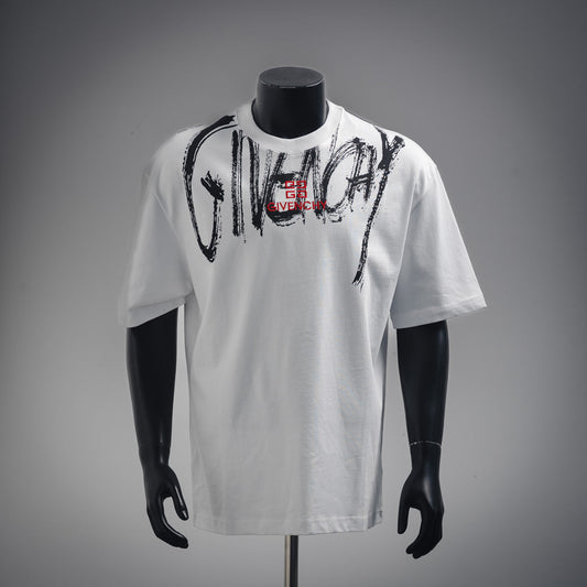 given printed t-shirt
