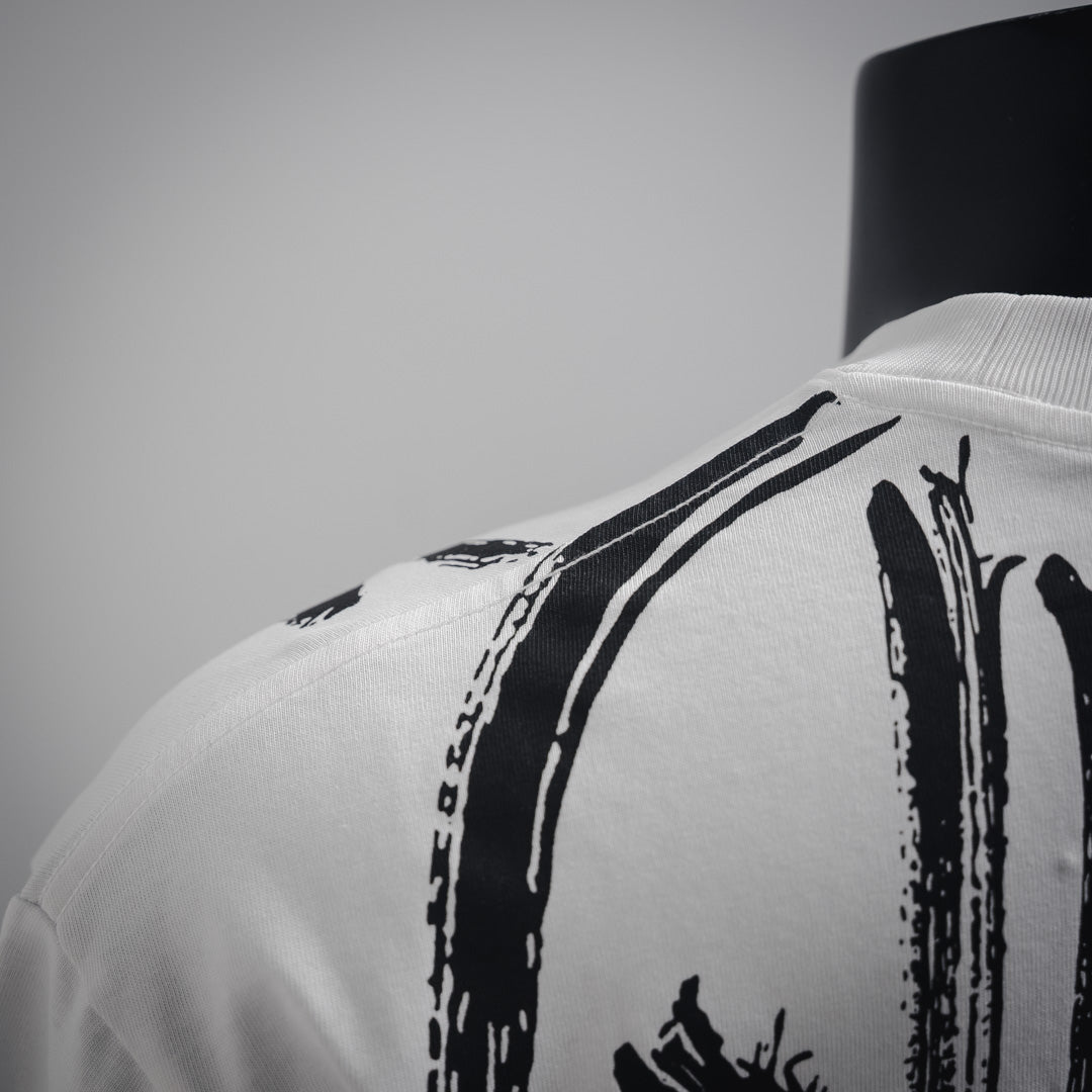 given printed t-shirt