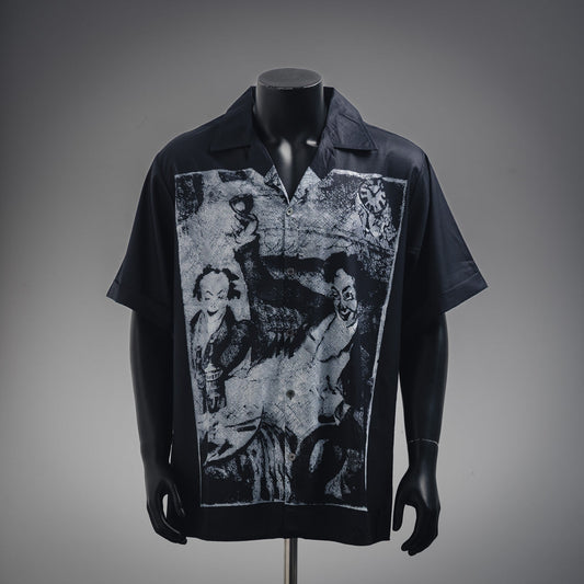 erd 25ss printed buttons shirt