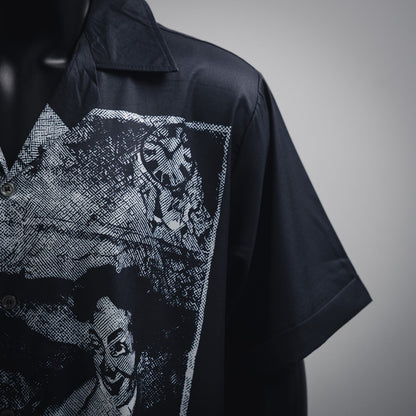 erd 25ss printed buttons shirt