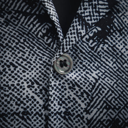 erd 25ss printed buttons shirt
