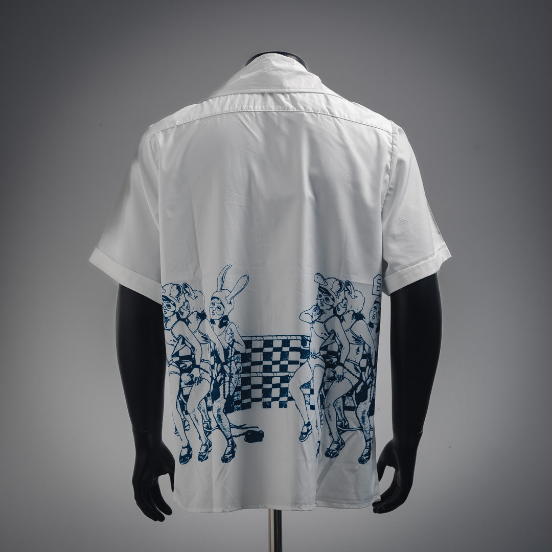 erd 25ss printed buttons shirt