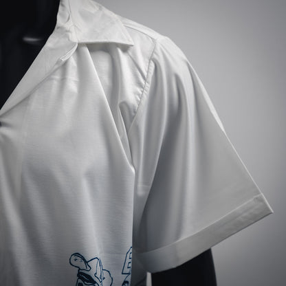 erd 25ss printed buttons shirt