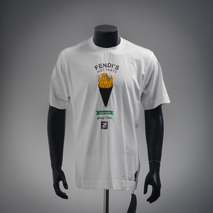 fend 25ss embroidered t-shirt