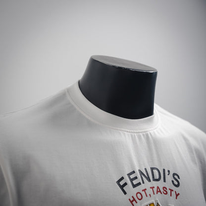 fend 25ss embroidered t-shirt