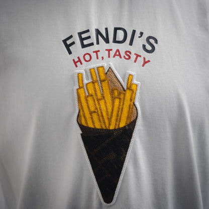 fend 25ss embroidered t-shirt