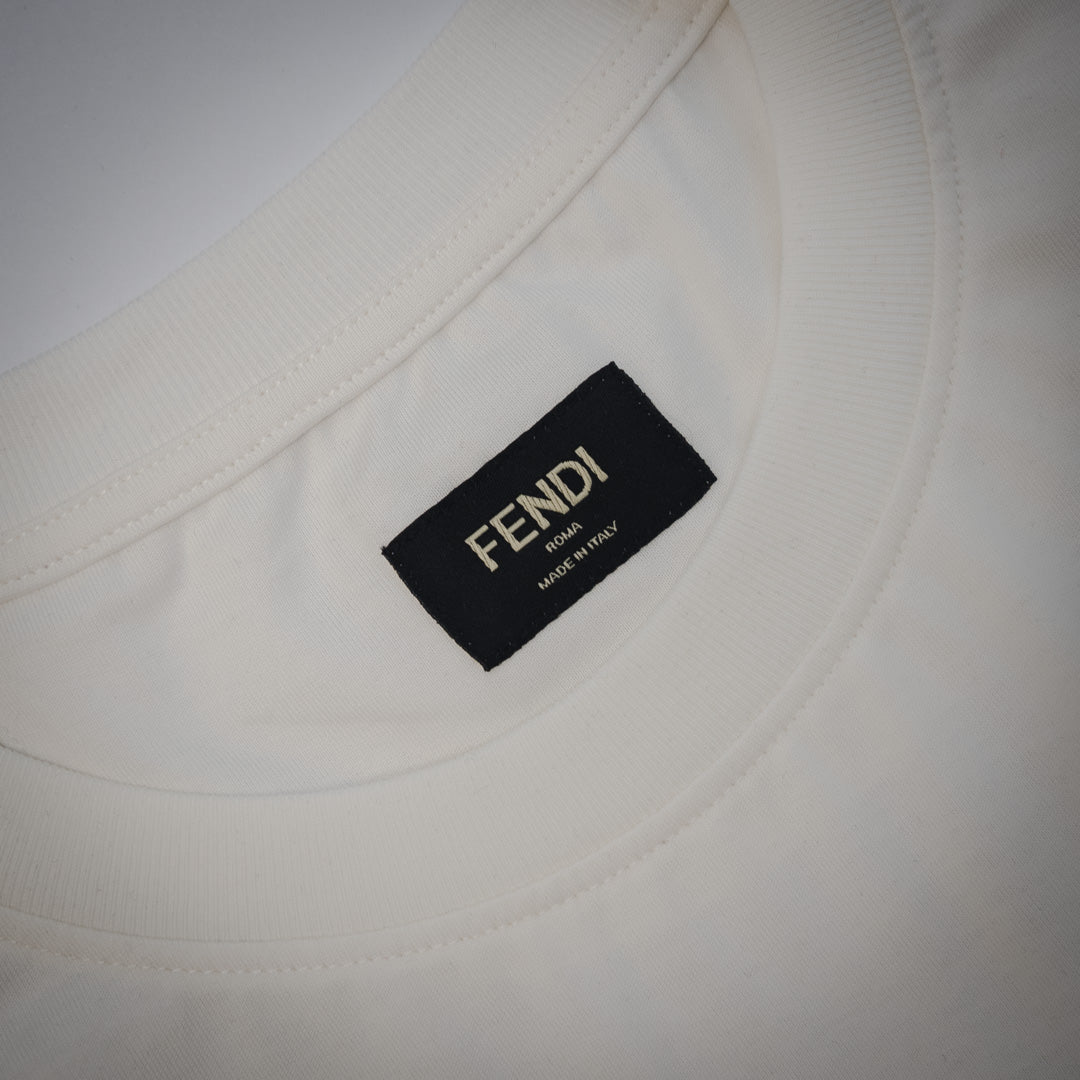fend 25ss embroidered t-shirt
