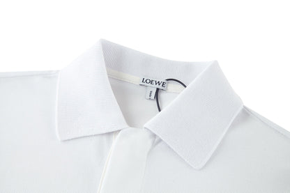 Loew 25ss embroidered polo shirt
