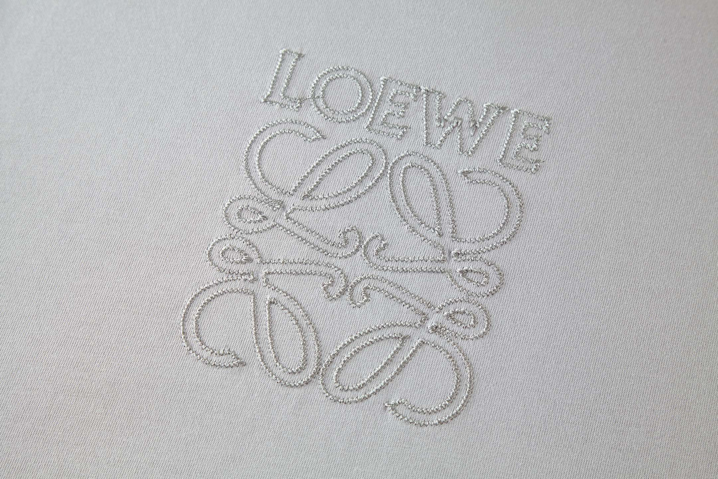 Loew 25ss anagram embroidered t-shirt