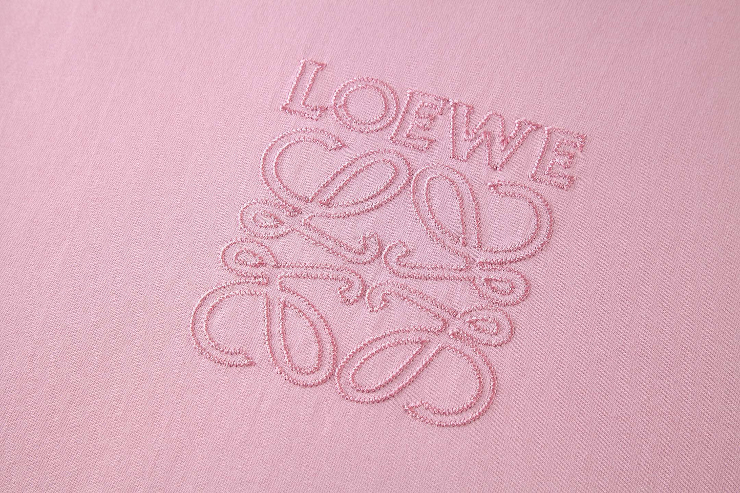 Loew 25ss anagram embroidered t-shirt
