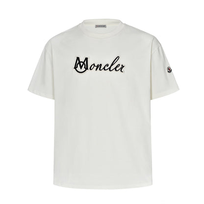 moncl 25ss embroidered t-shirt