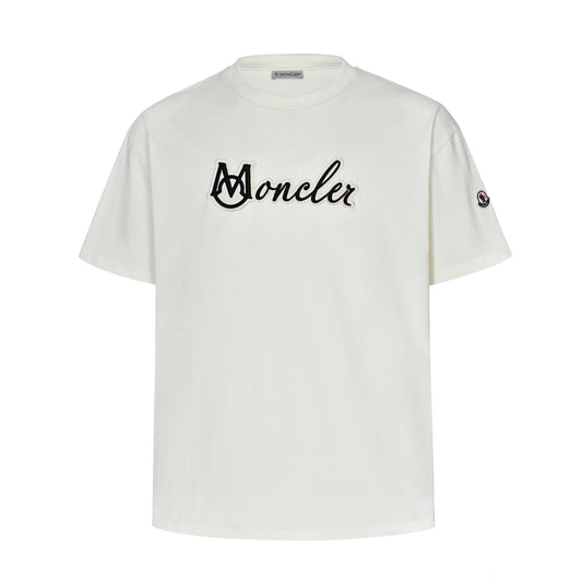 moncl 25ss embroidered t-shirt