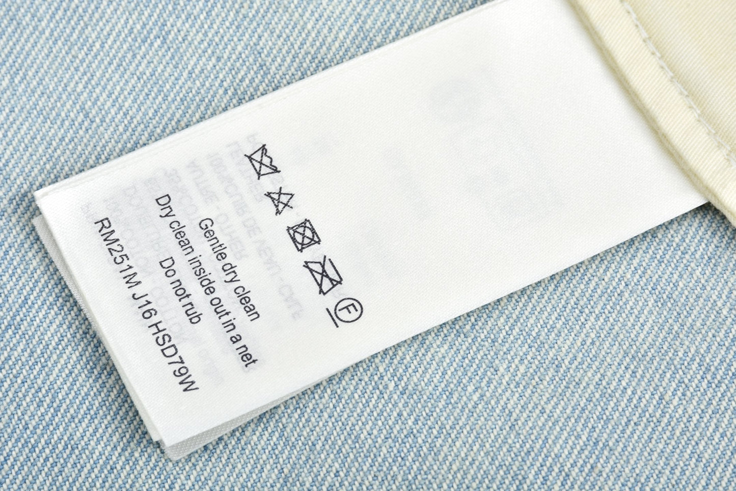 1V jacquard jeans