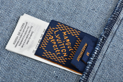 1V 25SS printed denim shirt