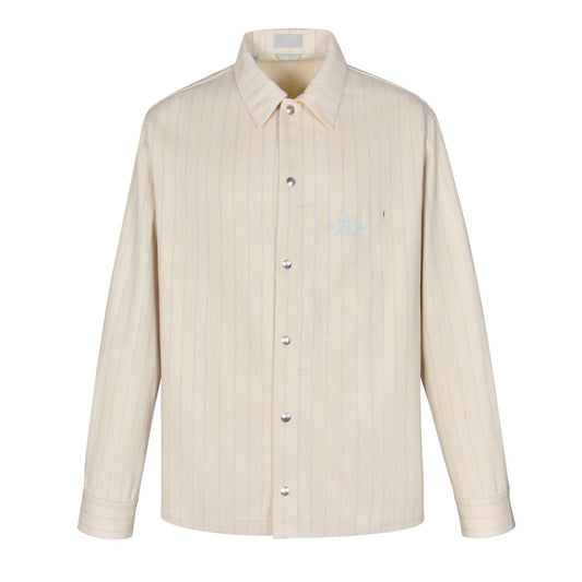 Dio embroidered denim shirt