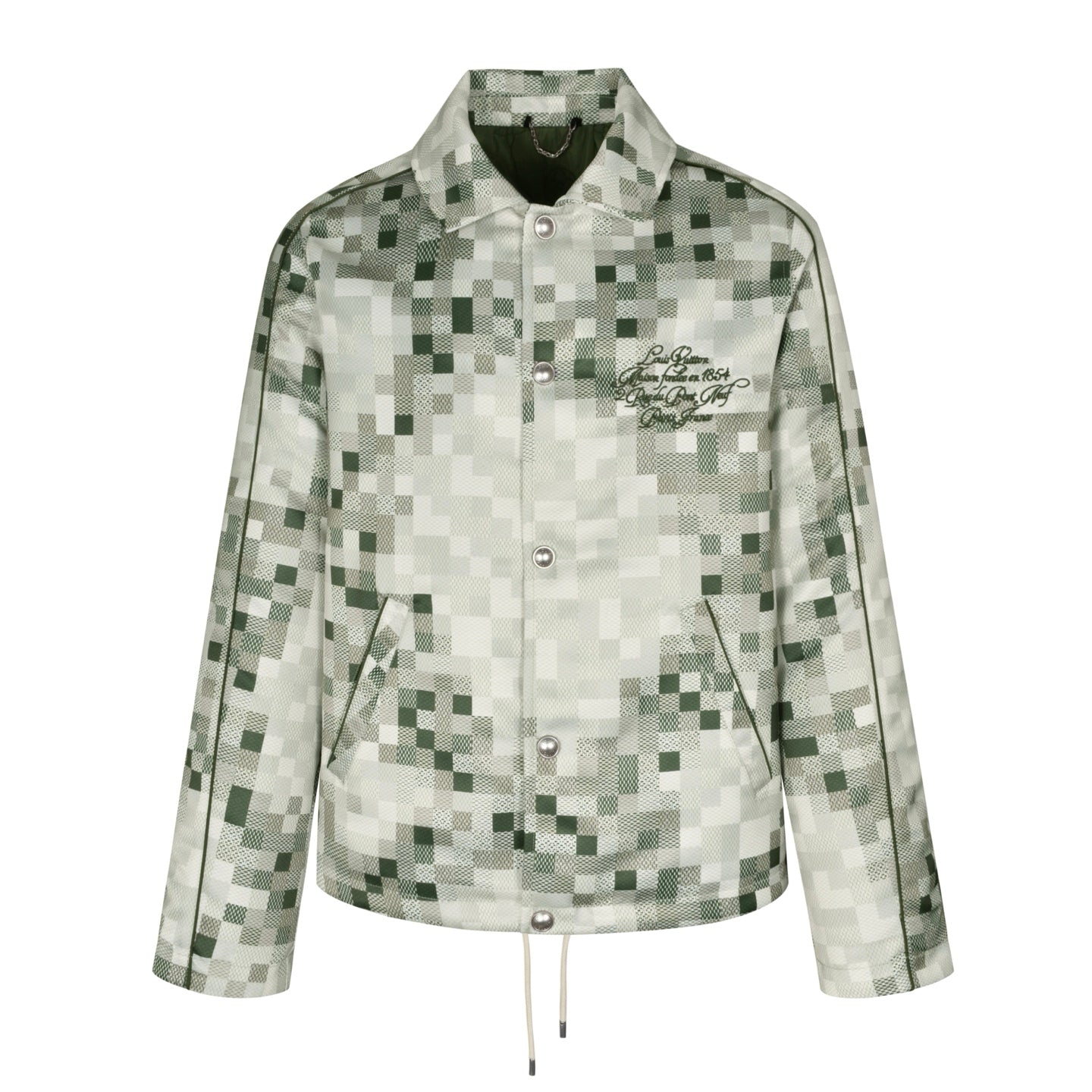 1V embroidered padded jacket