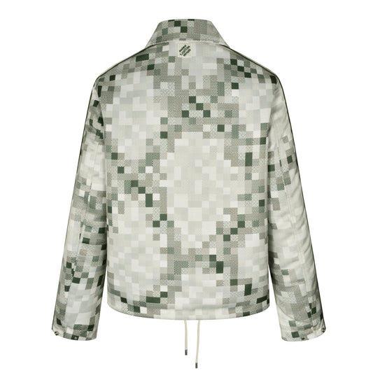 1V embroidered padded jacket