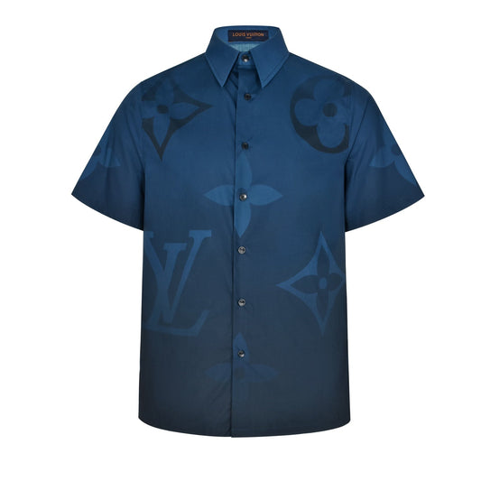 1V 24fw printed buttons shirt