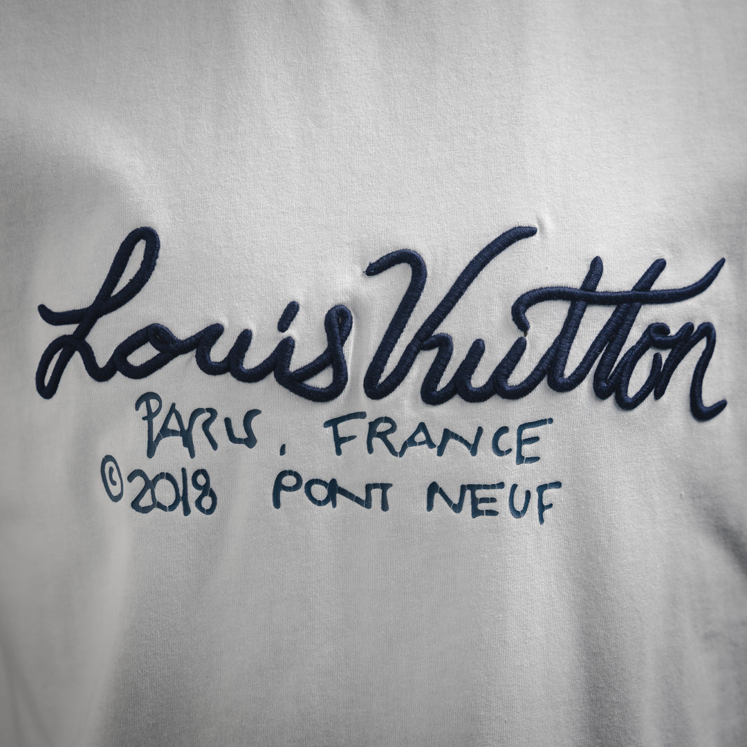 Louis  25ss embroidered t-shirt