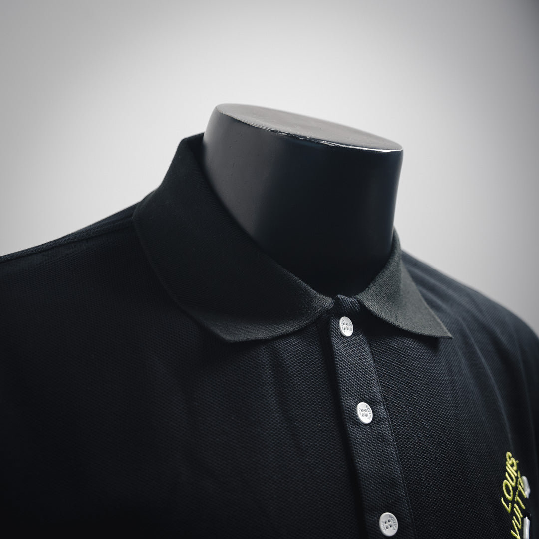 Louis 25ss embroidered polo