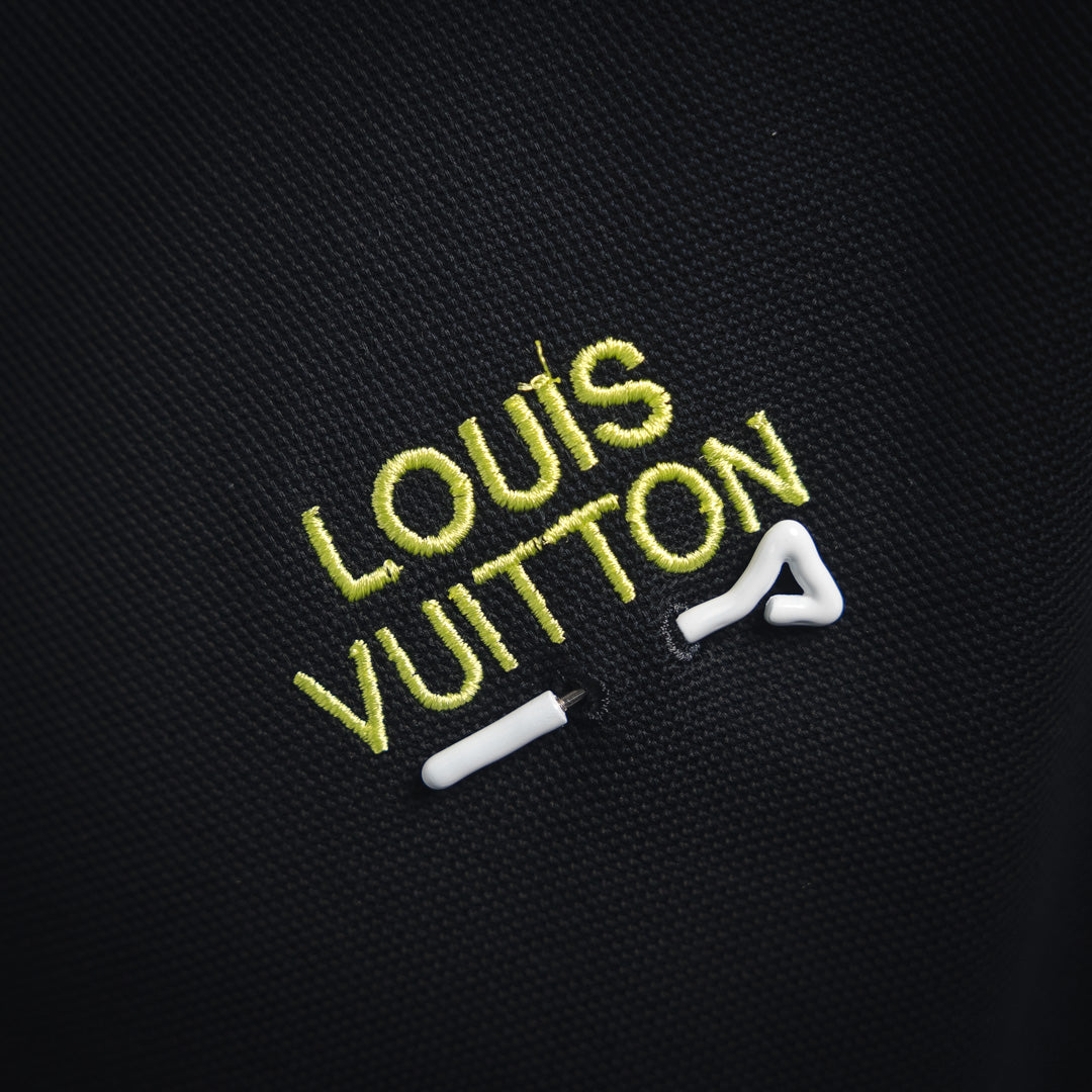 Louis 25ss embroidered polo