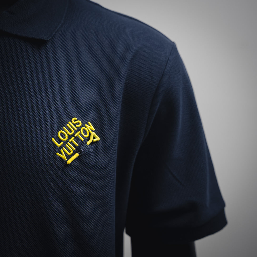 Louis 25ss embroidered polo