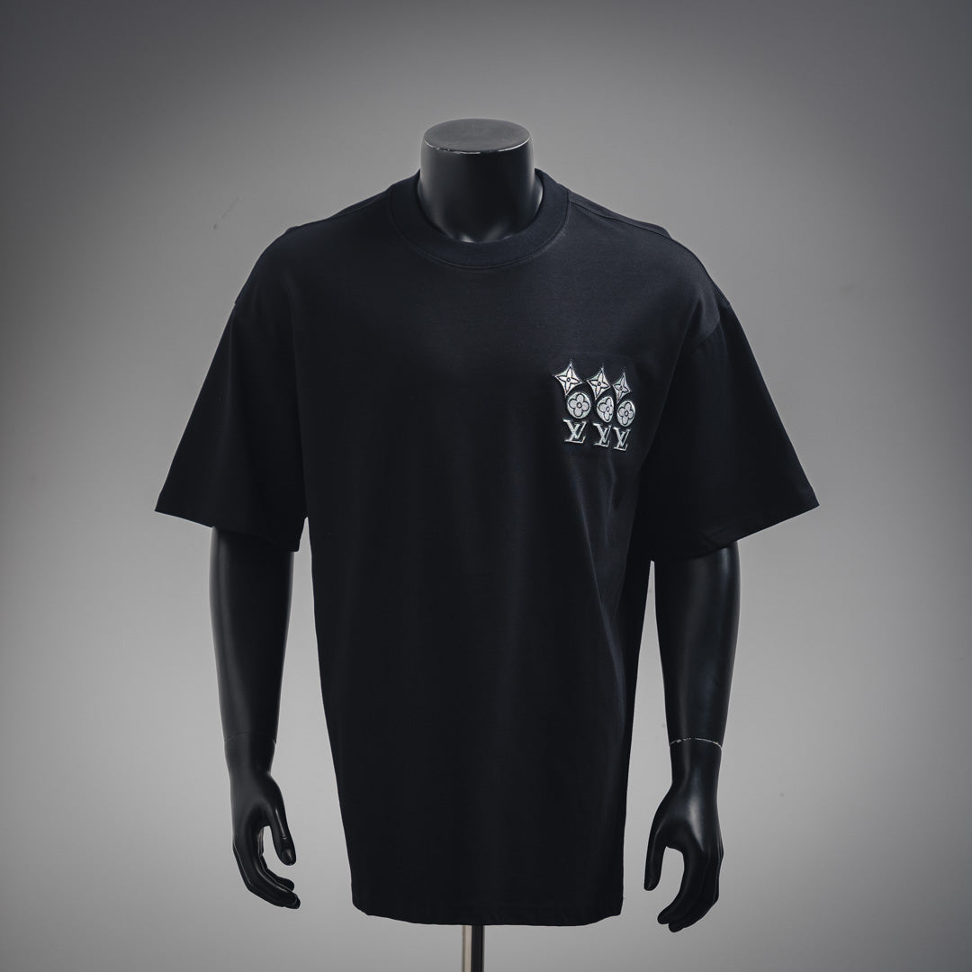 Louis 25ss embroidered t-shirt
