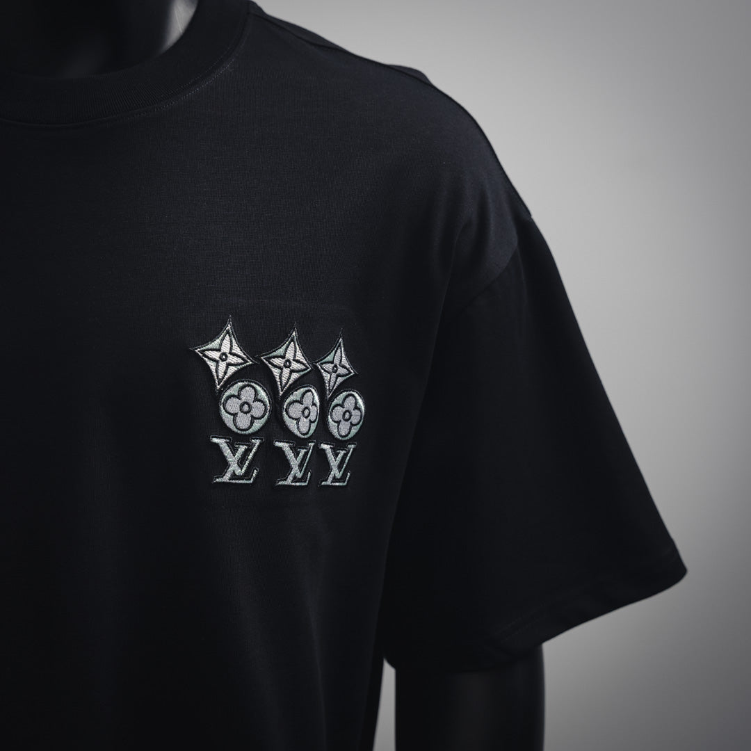 Louis 25ss embroidered t-shirt