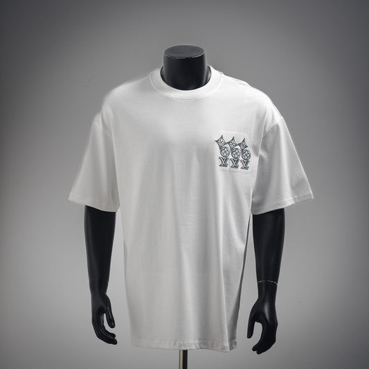 Louis 25ss embroidered t-shirt