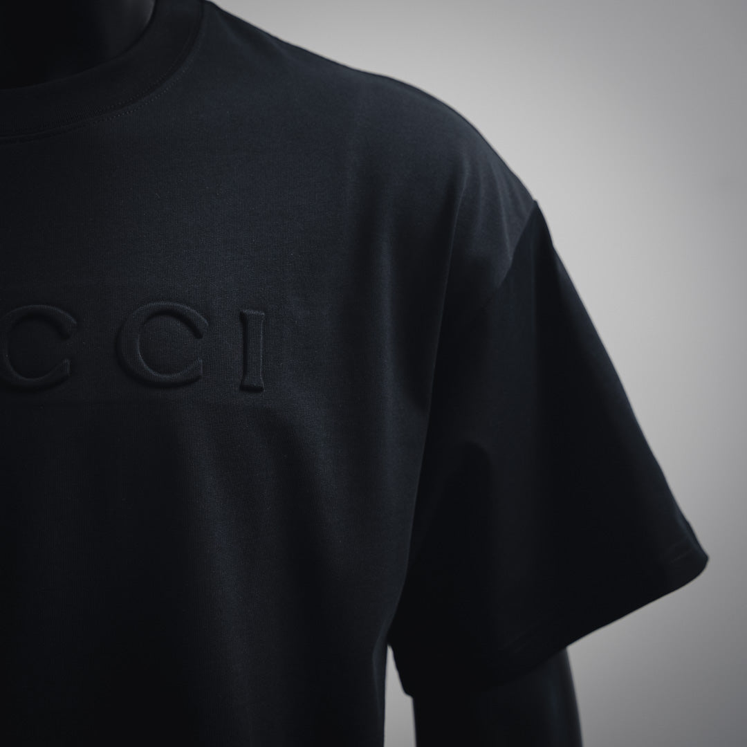 guc 25ss embossed t-shirt
